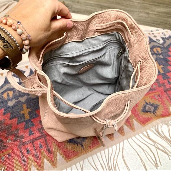 Rare Sweet ROOTS BOHO backpack in stunning blush super soft prince leather - Picture 11 of 16